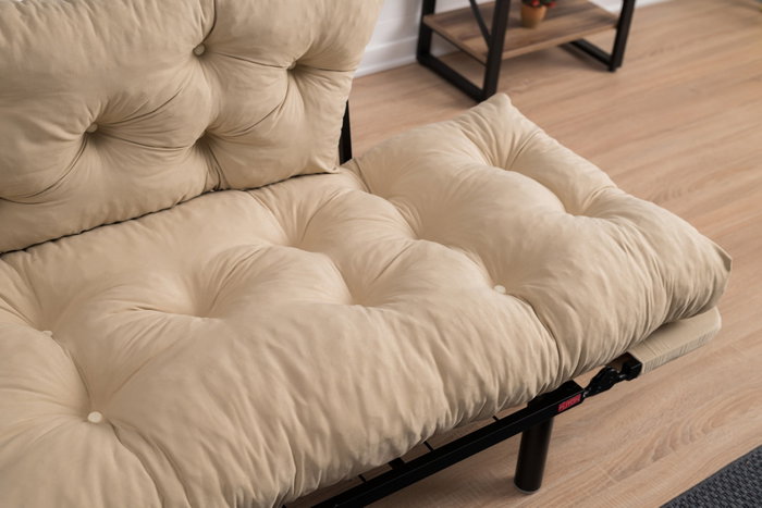 Atelier Del Sofa Nitta - Sofá-Cama de 2 Plazas en Crema Atelier Del Sofa Nitta - Sofá-Cama de 2 Plazas en Crema